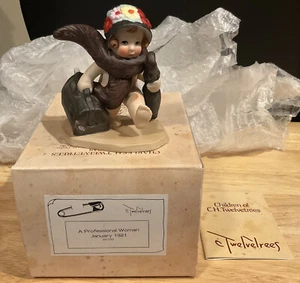 VTG 1986 Heirloom Tradition Children of C.H. Twelvetrees Professional Woman NIB - Picture 1 of 1