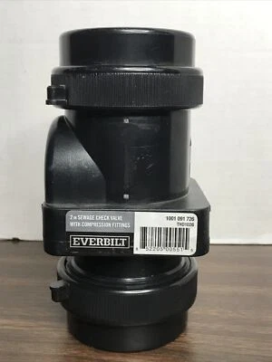Everbilt 2 in Sewage Pump Check Valve with Compression Fittings THD1026 - Image 1 of 4