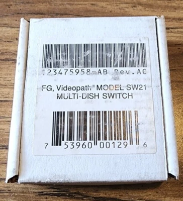 SW21 ORIGINAL DISH NETWORK MULTI-SWITCH DISHNET SW-21 LNB 119 110 129 82 91 BELL - Image 1 of 2