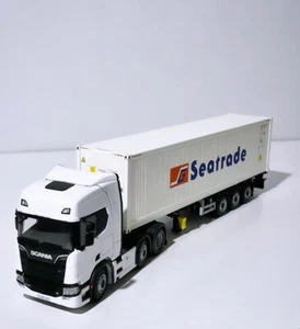 Rimorchio scheletrico Scania R 6x2 + contenitore refrigerato 40 piedi modelli... - Foto 1 di 7