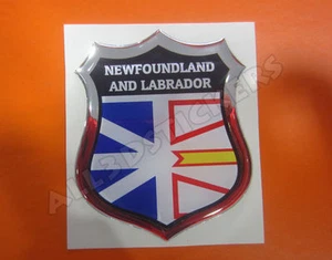 Pegatina emblema 3D con cúpula de resina bandera de Terranova y Labrador - Calcomanía adhesiva - Imagen 1 de 1