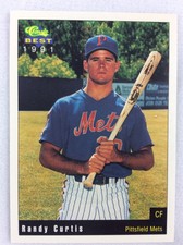 1991 Pittsfield Mets-Classic BEST Baseball Card-Randy Curtis