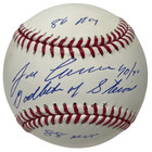 Jose Canseco Signed ROMLB Baseball w/ 4 Insc Godfather Beckett Witness BAS COA
