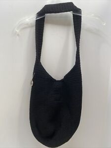 The Sak  Black Crochet 1 Handle Shoulder Bag Purse Tote