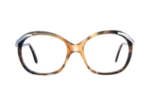 Montatura occhiali vintage donna avana argento 54 x 20 mai indossata rarissima - Foto 1 di 3