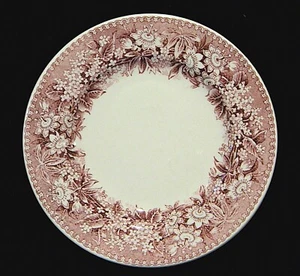 Vintage Wedgwood Gettysburg College Mulberry Bread & Butter Plates - Picture 1 of 11