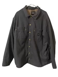 Vintage Wände Arbeitskleidung Jacke dunkelgrau Vliesfutter Herren 2XL Top Zustand - Bild 1 von 5