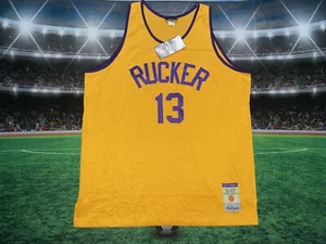 Rucker Vintage By Stall & Dean 1946 Basketball Jersey Sz 58 Preowned NWT - Picture 1 of 11