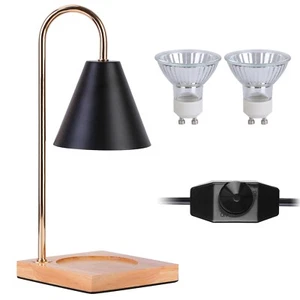 Electric Wax Melt Warmer Lamp Fragrance Candle Melt Lantern Metal Iron Decor US - Picture 1 of 11