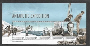 AUSTRALIAN ANTARCTIC TERRITORY EXPEDITION 2014 MNH MIN SHEET - Picture 1 of 1