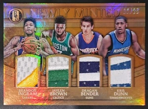 Ingram/Brown/Bender/Dunn 2016-17 Gold Standard FRESHLY MINTED RC GU Patch #'d/25 - Picture 1 of 2