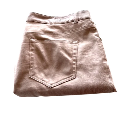 Pantalones de golf Peter Millar EB66 para hombre 38x32 bronceado rendimiento cinco bolsillos real 39x32 Foto 1 de 4