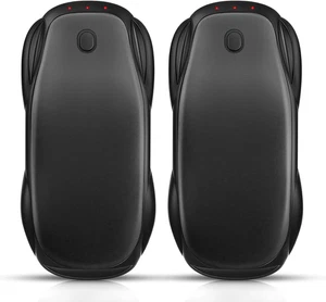 Calentadores manos recargables paquete 2 6000 mAh larga duración con IA inteligente - Imagen 1 de 12