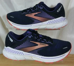 Scarpe da ginnastica/corsa BROOKS Adrenaline GTS 22 donna blu navy LARGHE taglia 7 - Foto 1 di 7