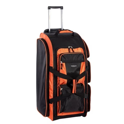 Xpedition 30 Inch Multi-Pocket Upright Rolling Duffel Bag, Bright Orange, 30"... - Image 1 of 4