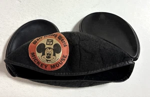 Walt Disney World Mickey Mouse Ears Hat Classic Patch Black Youth Size - Picture 1 of 8