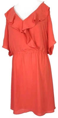 Chandler Henry Womans Size XL Dress Red Cold Shoulder Whimsy Fairy Core - Image 1 of 4