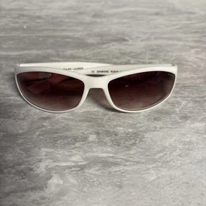 GAFAS DE SOL VINTAGE Polo Jeans Co Ralph Lauren Diamond Run BLANCAS - Imagen 1 de 6