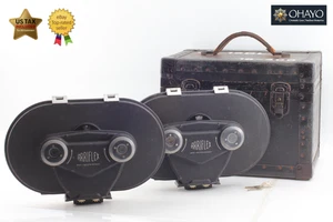 w/ Trunk [Near MINT] Lot of 2 Arriflex 16 BL 400ft Film Reel Magazine From JAPAN - Picture 1 of 8