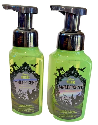 Bath & Body Works Disney Villans Maleficent Hand Soap Lot Of 2 Foaming Hand NEW - Image 1 of 4