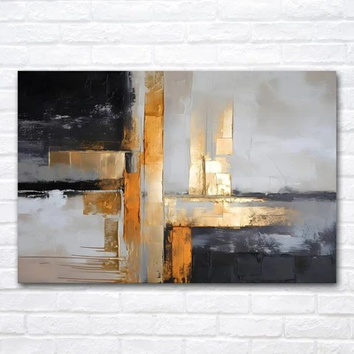 Abstract Modern Wall Art Canvas Painting Poster ＆ Print Canvas Home Decor Mural - Image 1 of 4