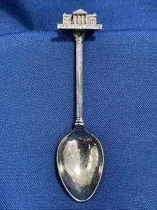 Souvenir Spoon U.S. Collectible The White House Vintage Demitasse WAPW - Picture 1 of 12