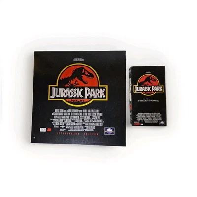 Jurassic Park Laser Disc & VHS THX Laserdisc Letterbox Edition Steven Spielberg - Image 1 of 4