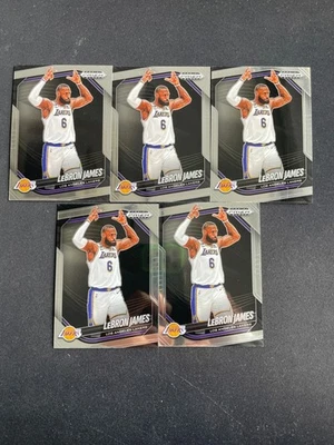 LeBron James 2024-25 Panini Prizm Black Base #52 LOT X5 - Image 1 of 2