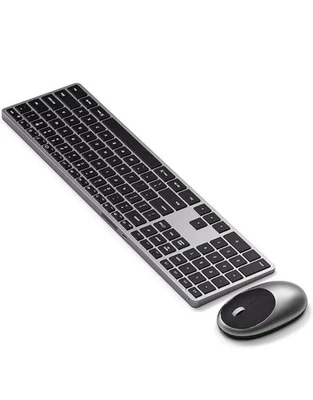 SATECHI MX3 Slim Bluetooth Backlit Keyboard & Mouse Combo w/Numeric Keypad - Image 1 of 3