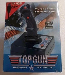 Vtg THRUSTMASTER 1996 Paramount TOP GUN Controller Joystick USB RARE NEW SEALED - Picture 1 of 6