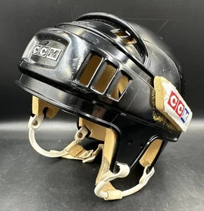 Vintage CCM HT2 Hockey Helmet With Foam Bumpers Padding Classic Rare - Picture 1 of 22