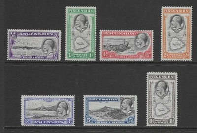 Ascension KGV 1934 Pictorial Mint Stamp Part Set As Scans (2 Scans) - Image 1 of 2