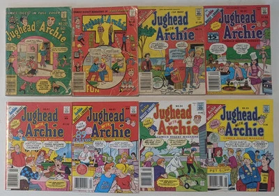 8x Jughead With Archie Comics Digest #20 #36 #71 #82 #91 #93 #95 #95 Foto 1 de 2