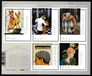 CANADA 2018 MINT NH #3092, GREAT CANADIAN ILLUSTRATORS SOUVENIR SHEET !! A51 - Picture 1 of 1