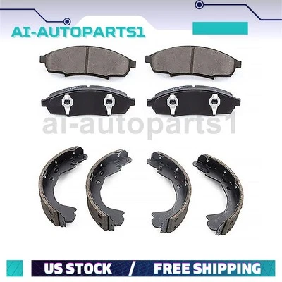Kit de pastillas de freno delanteras y zapatas de freno traseras para Chevrolet Lumina 1995-2001 Foto 1 de 4
