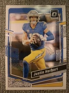 Justin Herbert - 2023 Donruss Optic Football #104 Los Angeles Chargers - Bild 1 von 2