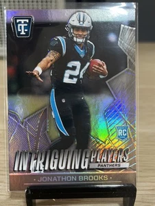 Fútbol americano Jonathon Brooks RC #24 16/99 2024 Panini totalmente certificado - Imagen 1 de 4