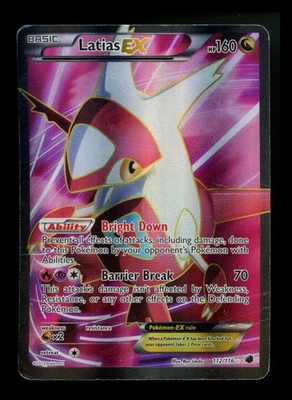 Latias EX 112/116 XY Plasma Freeze 2013 Full Art Holo Rare Pokémon Card TCG - Image 1 of 4