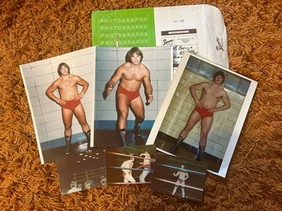 MUY RARO Paul Perschmann Buddy Rose 8x10 Fotos Portland Lucha Libre AWA Gagne Foto 1 de 2