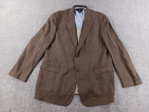 Tommy Hilfiger 48L Herren Sakko braun 2 Knöpfe Lammwolle gefüttert - Bild 1 von 15