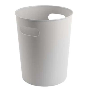 2.64 Gallon Wastebasket in Soft Silver Grey for Bathroom, Bedroom or Office - Picture 1 of 7