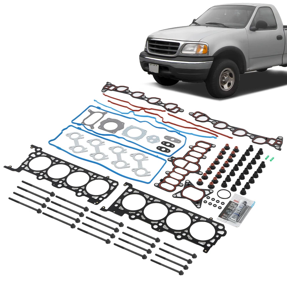 Juego de pernos de junta de cabeza aptos para Ford Explorer F150 F250 E150 1997-1999 4,6 L 281CID Foto 1 de 4