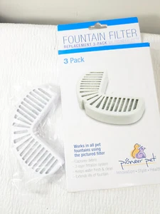 NEW Pioneer Pet 3002 Pet Fountain Replacement Filter set 4 total cat dog water - Picture 1 of 3