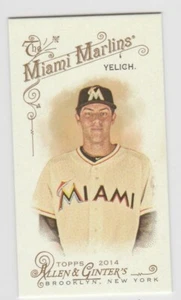 Tarjeta de béisbol Christian Yelich Mini 2014 Topps Allen & Ginters Milwaukee Brewers - Imagen 1 de 2