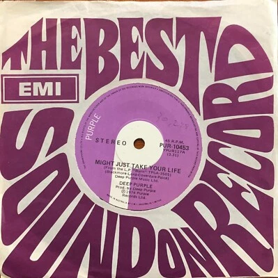 Deep Purple - Might Just Take Your Life / Coronarias Redig 1974 Oz Hard Rock 45 - Image 1 of 2