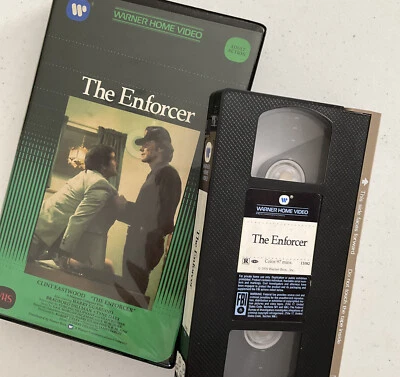 The Enforcer 1976 Rare BIG Clamshell VHS action warner home video Clint Eastwood - Image 1 of 4