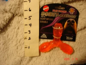 Spot Scent-Sations Scent Infused Dog Toy, Bone Peanut Butter Flavor 5" - Picture 1 of 2