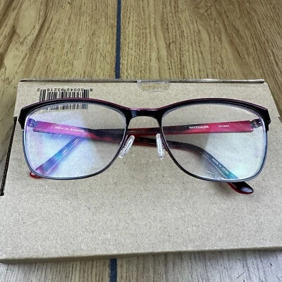 Marco de gafas Wittnauer Tatiana negro/rojo 54-16-135 usado Foto 1 de 4