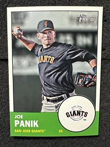 Joe Panik #34 2012 Topps Heritage edición de ligas menores novato/prospecto cantidad - Imagen 1 de 2
