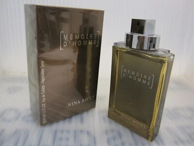 MEMOIRE D'HOMME por NINA RICCI 3,3 FL oz/100 ml eau de toilette spray sellado Foto 1 de 3